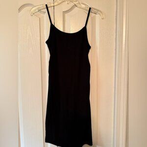 Spaghetti strap cinched sides dress